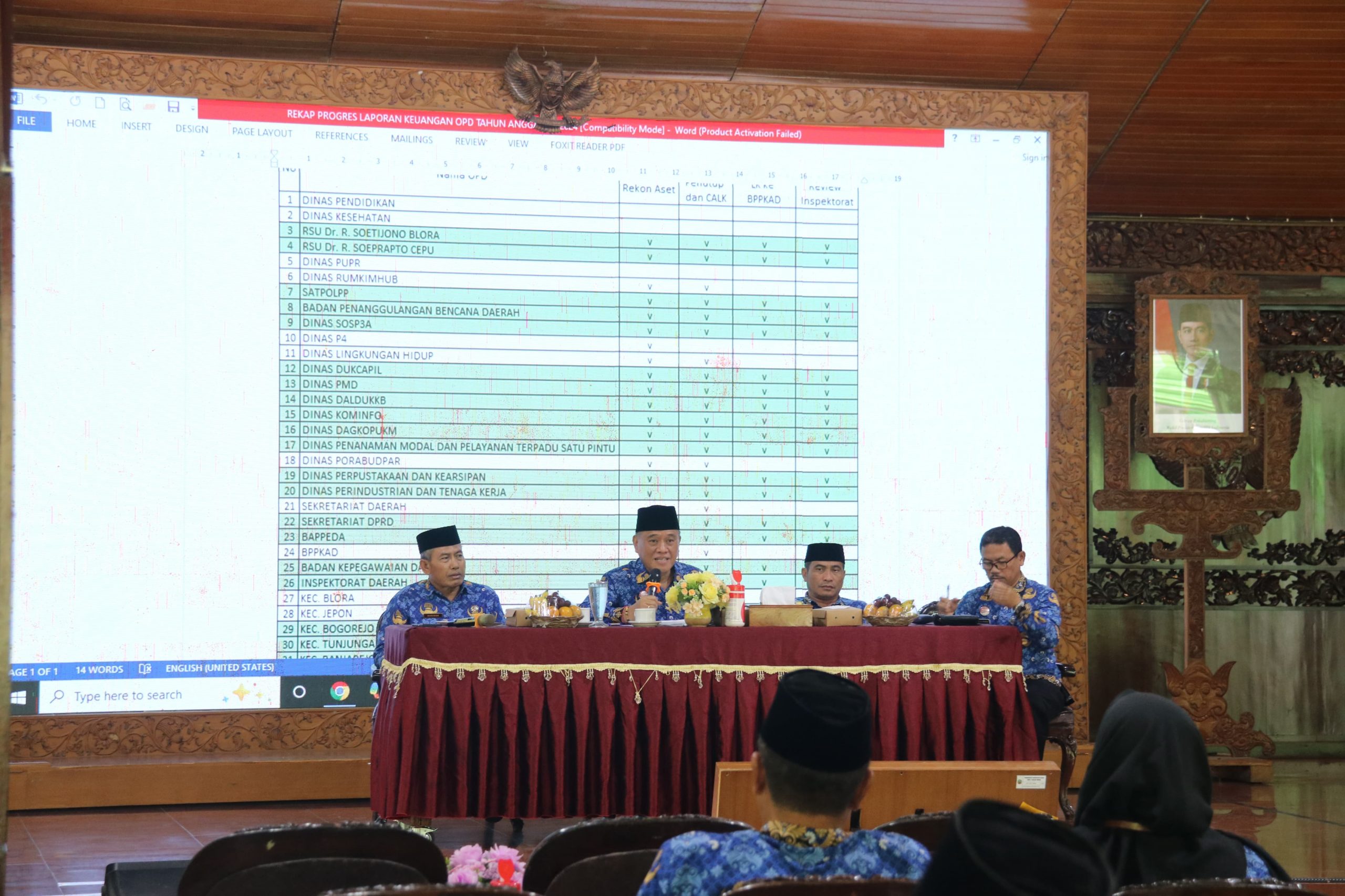 Meski DAK dan DAU Dipotong Rp 65 Miliar, Bupati Arief Tegaskan Pembangunan Infrastruktur Tetap Prioritas