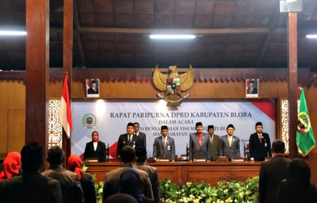 DPRD Blora Gelar Rapat Paripurna Dengar Pidato Perdana Bupati dan Wakil Bupati Periode 2025-2030