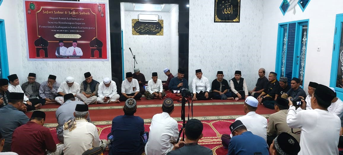 Melalui Safari Sahur dan Safari Subuh Di Bulan Suci Ramadhan Dandim 0906/Kkr Bersama Forkopimda Jalin Silaturahmi Bersama Warga