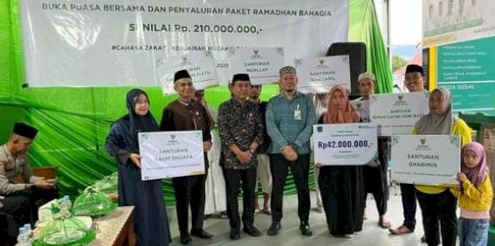 50 Anak Yatim Terima Santunan Dari BAZNAS Luwu Utara