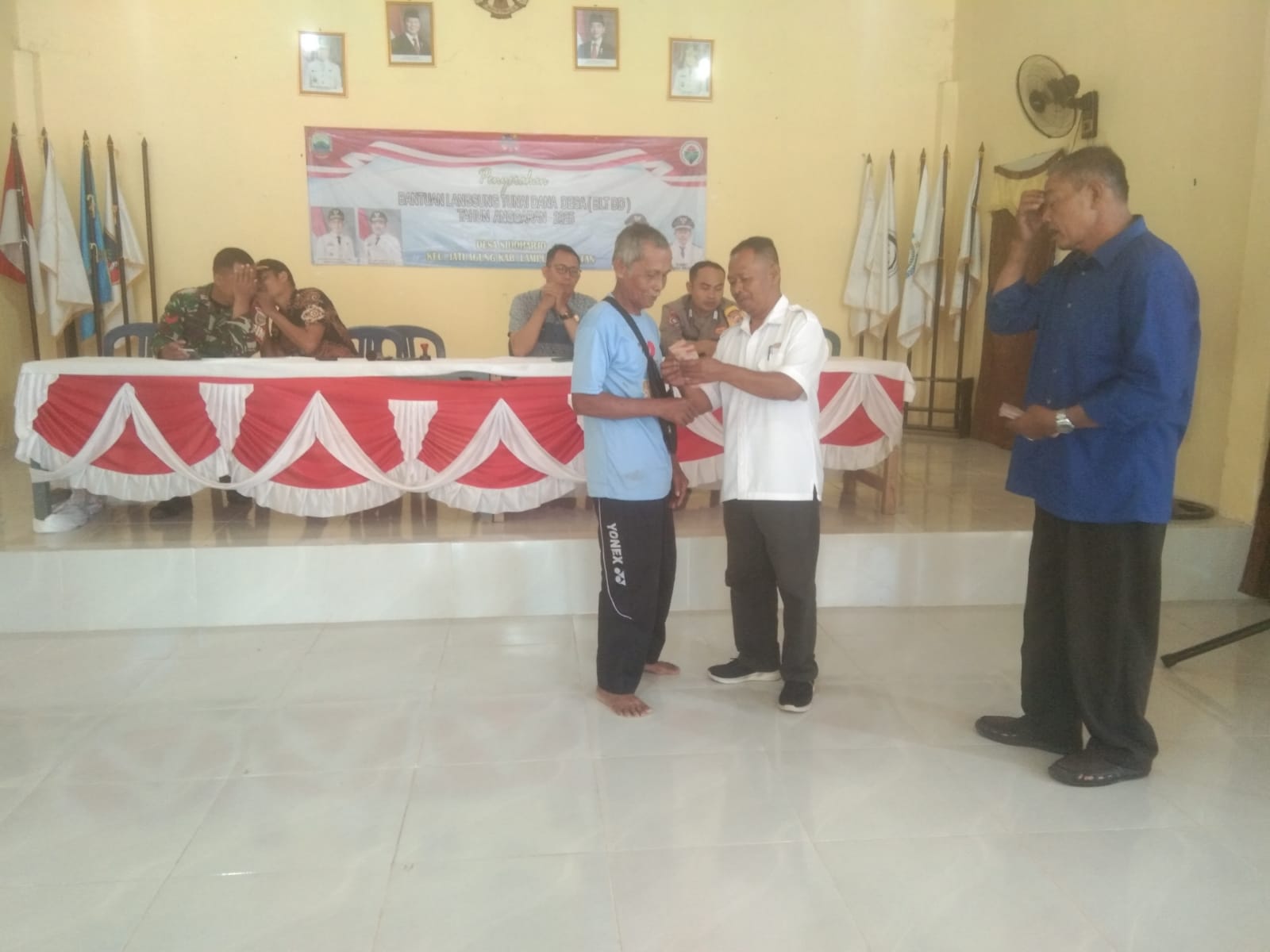 Tahun 2025,”11 KPM Terima BLT-DD Di Desa Sidoharjo