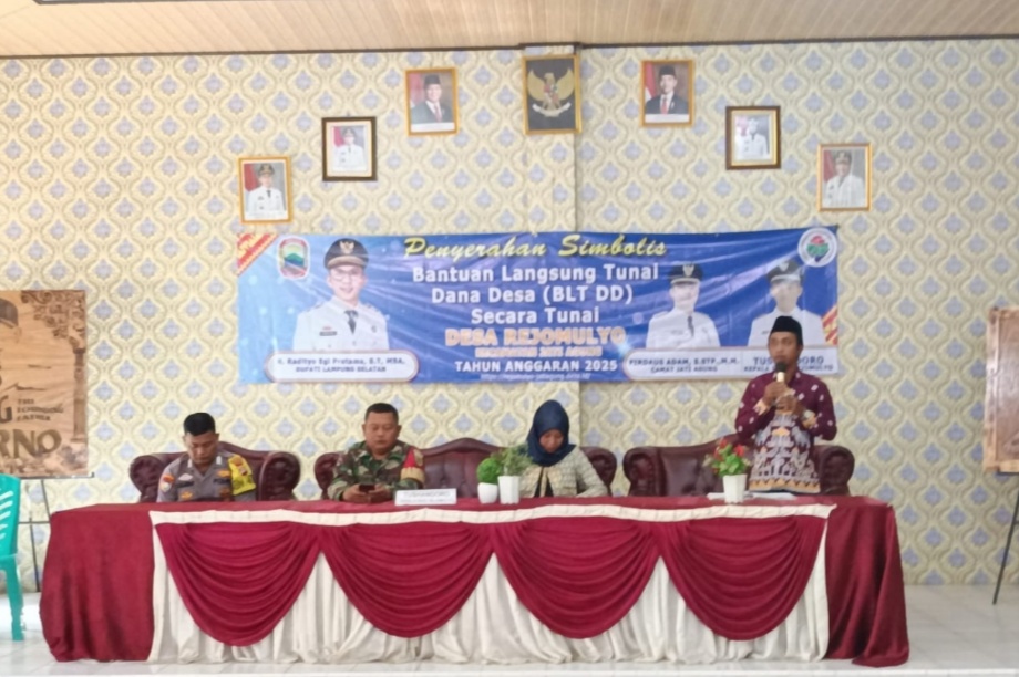Pemerintah Desa Rejomulyo Salurkan BLT-DD TA-2025 Kepada 11 KPM
