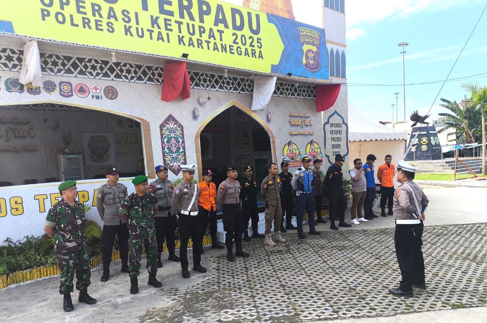 Pastikan Arus Balik Aman Dan Lancar, Satgas Gabungan Idul Fitri Lakukan Apel Pengecekan