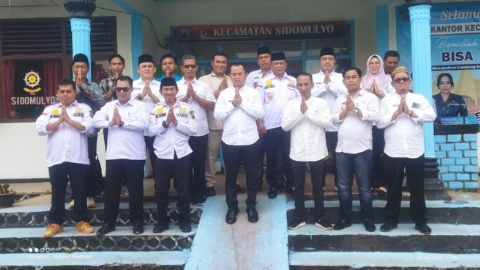 Hari Kedua Kerja Pasca Libur Lebaran, Camat Gelar Halal Bihalal Bersama Para Kepala Desa