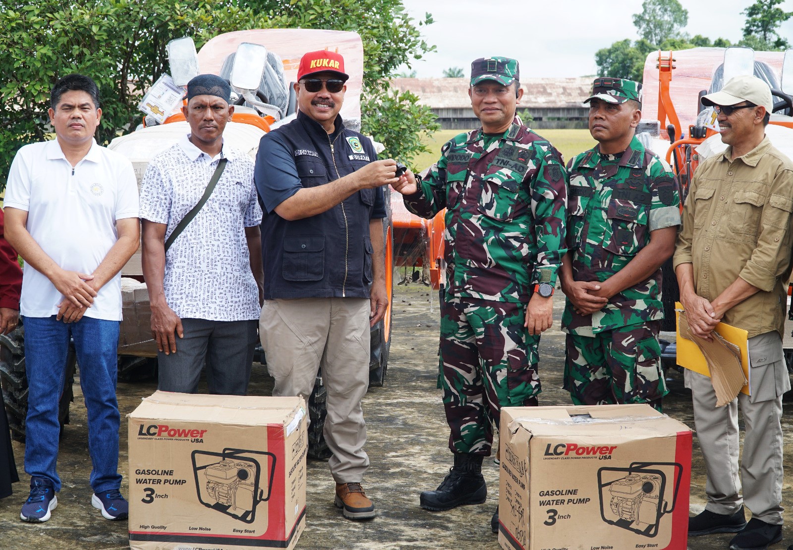 Kodim 0906/Kkr Siap Bersinergi Dukung Program Pertanian yang Di Jalankan Oleh Pemerintah Daerah