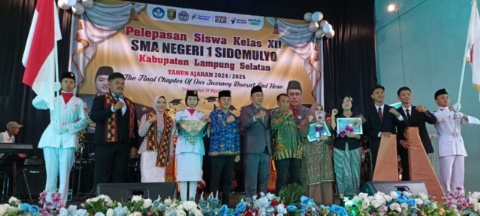 Pelepasan Siswa Siswi SMA Negeri 1 Sidomulyo, Sederhana Penuh Makna