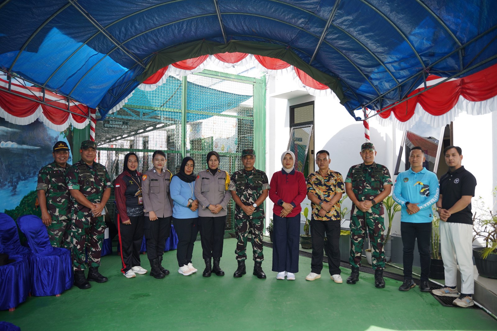Danrem 091/ASN Pantau Pelaksanaan PSU Pilkada di Wilayah Kabupaten Kukar