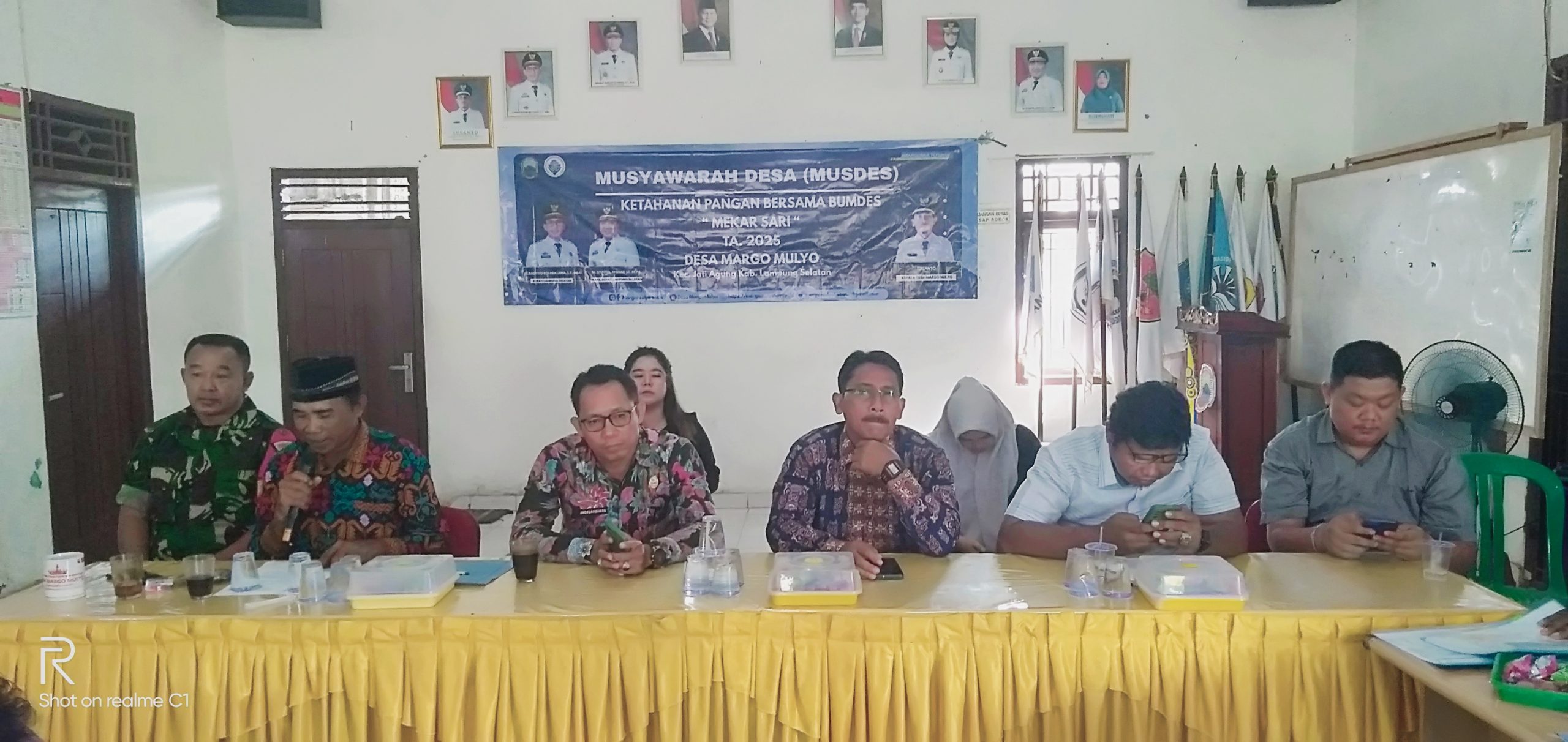 Pemdes Margomulyo Musdes Bersama Bumdes Mekar Sari,”Ketahanan Pangan Fokus Ayam Petelur