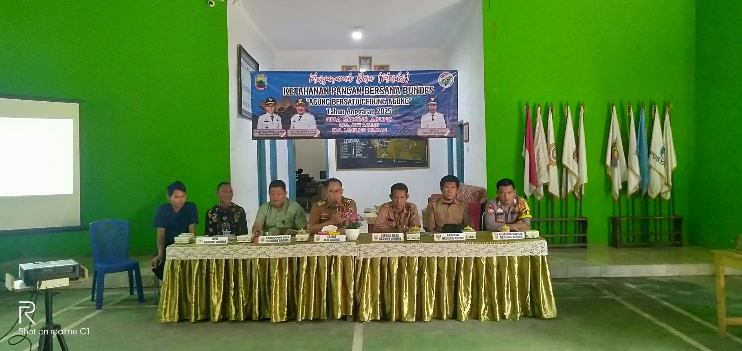 Pemdes Gedung Agung Musdes Bersama Bumdes Agung Bersatu, Ketahanan Pangan Budidaya Buah Melon Serta Penggemukan Hewan Ternak Sapi