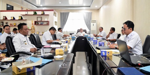 Pemkab Lamsel Gelar Rapat Penentuan Lokus Pembangunan Infrastruktur Jalan Tahun Anggaran 2025