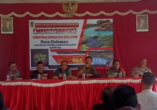 Langkah Awal Kemandirian Desa, Pemdes Daleman Gelar Musdesus