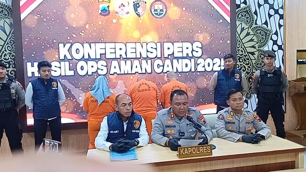 Polres Blora Tangkap Lima Pelaku Premanisme dalam Operasi Aman Candi 2025