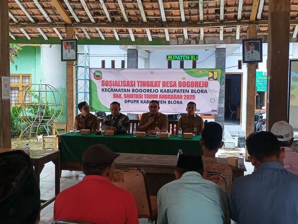 DPUPR Kabupaten Blora Gelar Sosialisasi DAK Sanitasi 2025 di Desa Bogorejo
