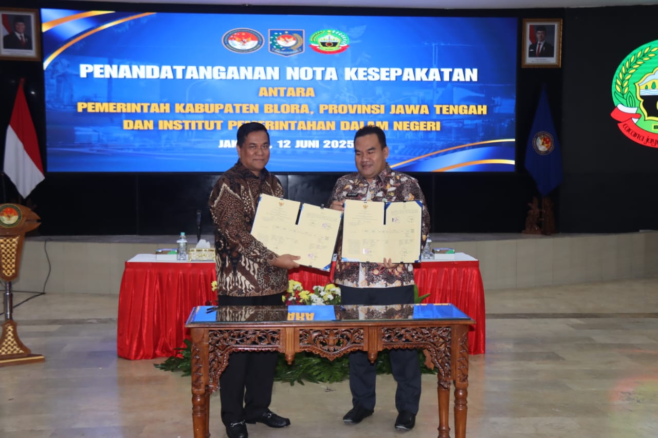Pemkab Blora Jalin Kerja Sama Strategis dengan IPDN untuk Penguatan SDM dan Tata Kelola Pemerintahan