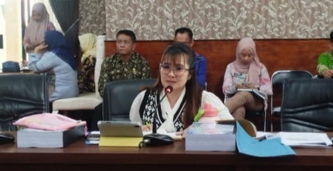 Anggota Banggar DPRD Lamsel Amelia, Harapkan Adanya Sinkronisasi RPJMD Bupati Dan Wakil Bupati dengan Pokir DPRD