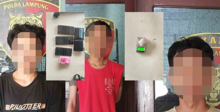 Tiga Tersangka Narkotika Diamankan Polisi Dikuburan Cina