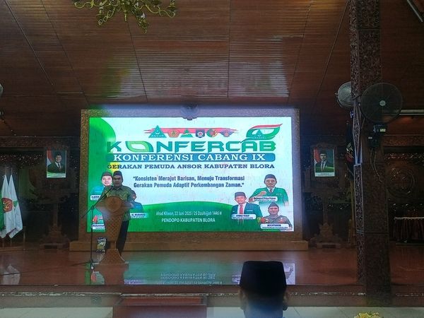 Konfercab IX GP Ansor Blora Sinergi Dengan Pemerintah Untuk Ketahanan Pangan dan Kepemudaan