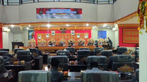 Pemkab Lamsel, Sampaikan Ranperda RPJMD 2024-2029 Ke DPRD Untuk Dibahas Bersama