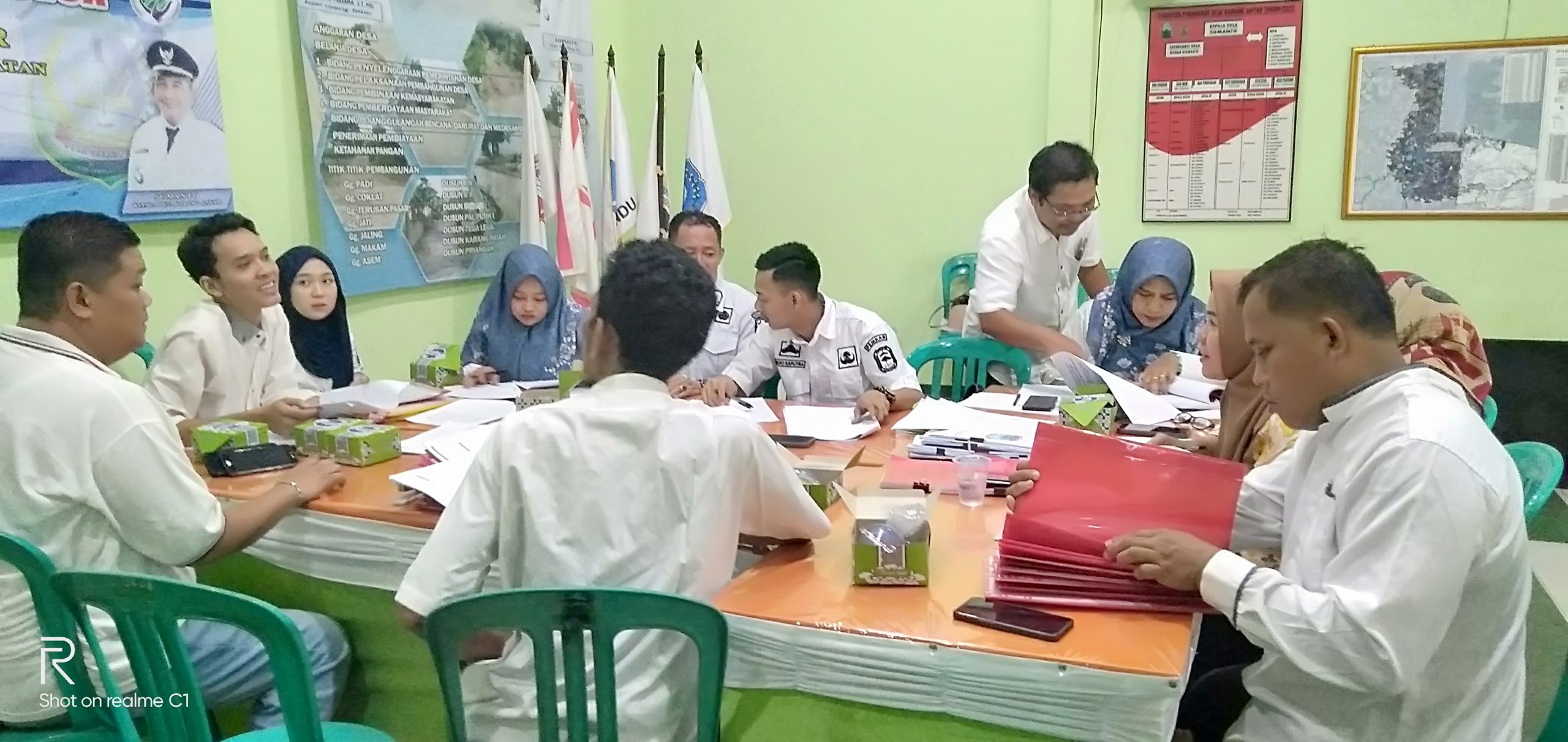 Monev Di Desa Karang Anyar Proses Pelaksanaan Penggunaan Dana Desa Tahun 2025