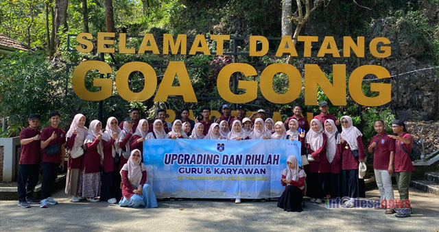 Tingkatkan Soliditas Tim, SD Muhammadiyah PK Banyudono Gelar Up Grading dan Rihlah di Pantai Klayar