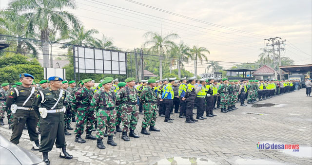 Polres Blora Kerahkan 580 Personel Amankan Pengesahan Warga Baru PSHT di Cepu
