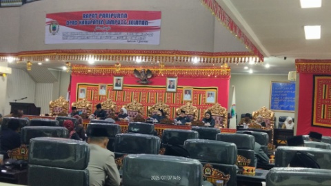 DPRD Lamsel, Gelar Paripurna Keputusan RPJMD 2025–2029