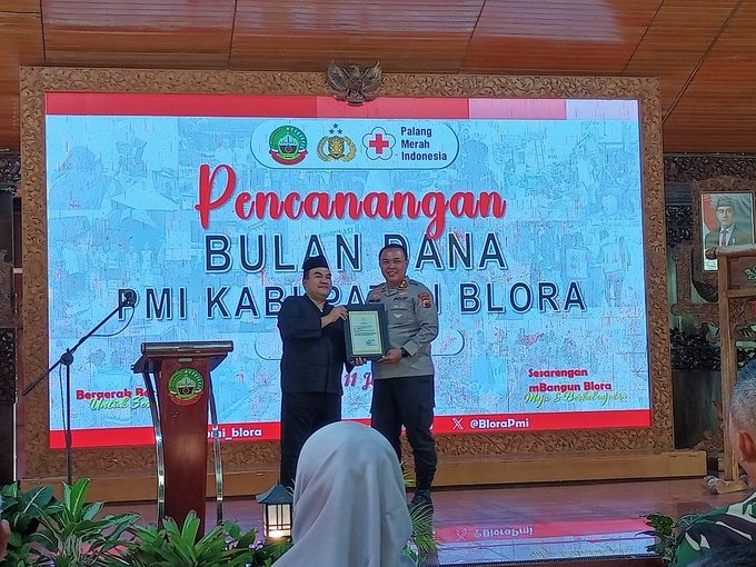 Pelaksanaan Pencanangan Bulan Dana PMI 2025 Kabupaten Blora