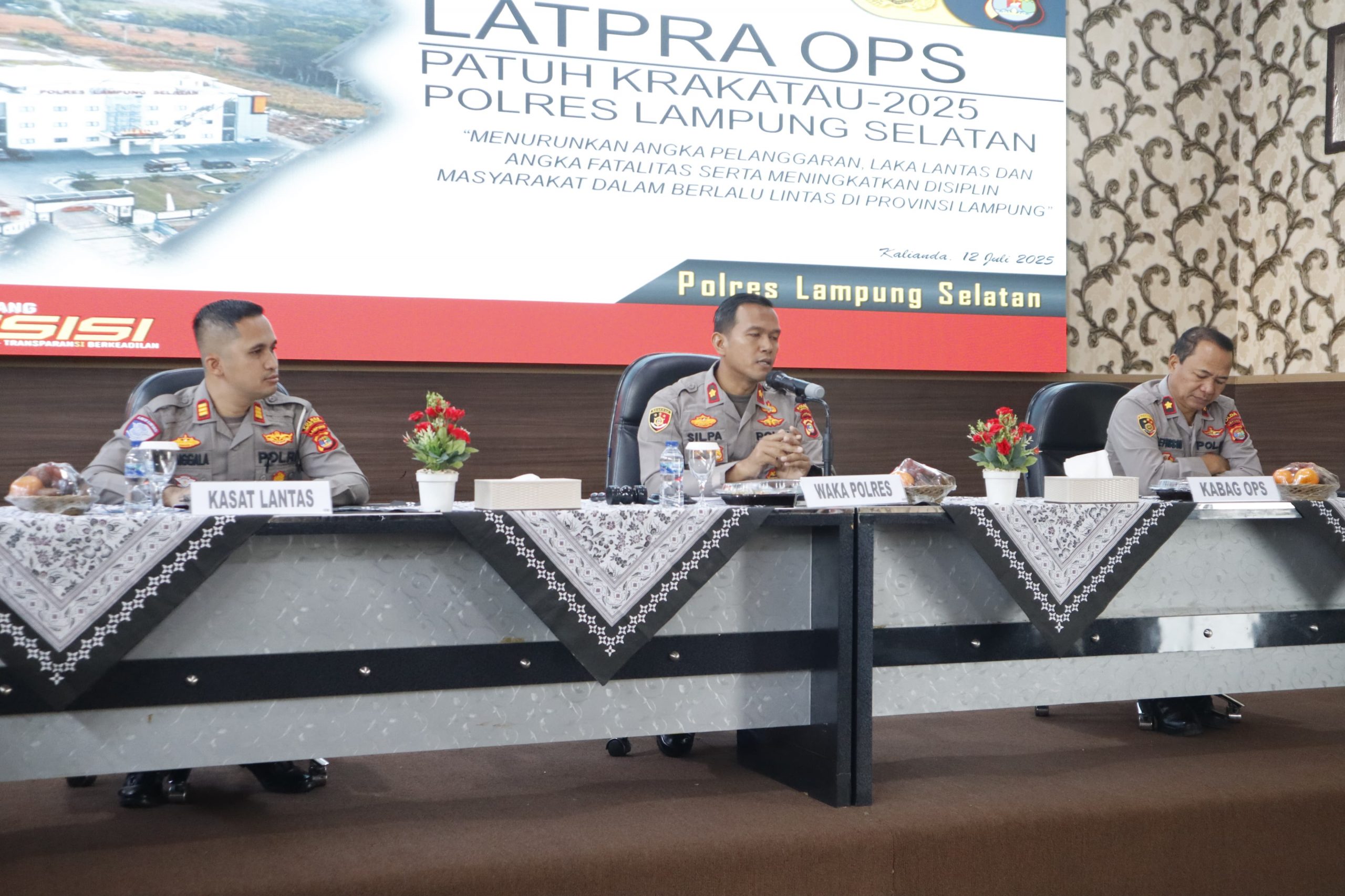 Polres Lampung Selatan Gelar Patuh Krakatau 2025