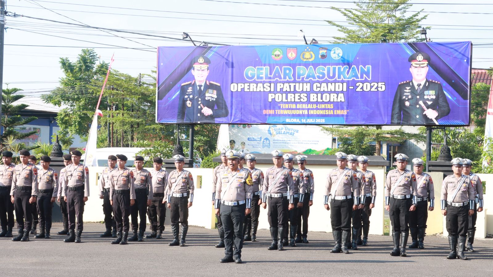 Polres Blora Gelar Operasi Patuh Candi 2025 Untuk Tingkatkan Keselamatan Lalu Lintas