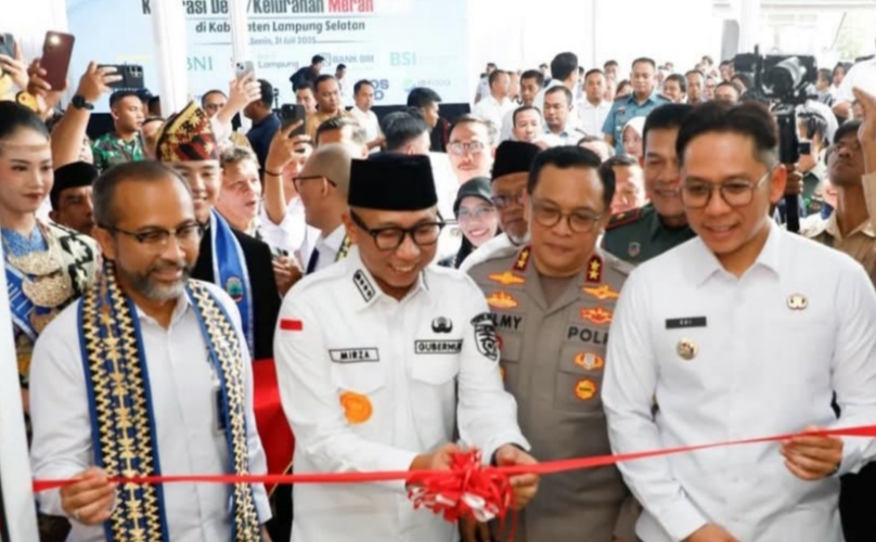Dibuka Gubernur Mirza”Kopdes Merah Putih Resmi Diluncurkan Di Lampung Selatan