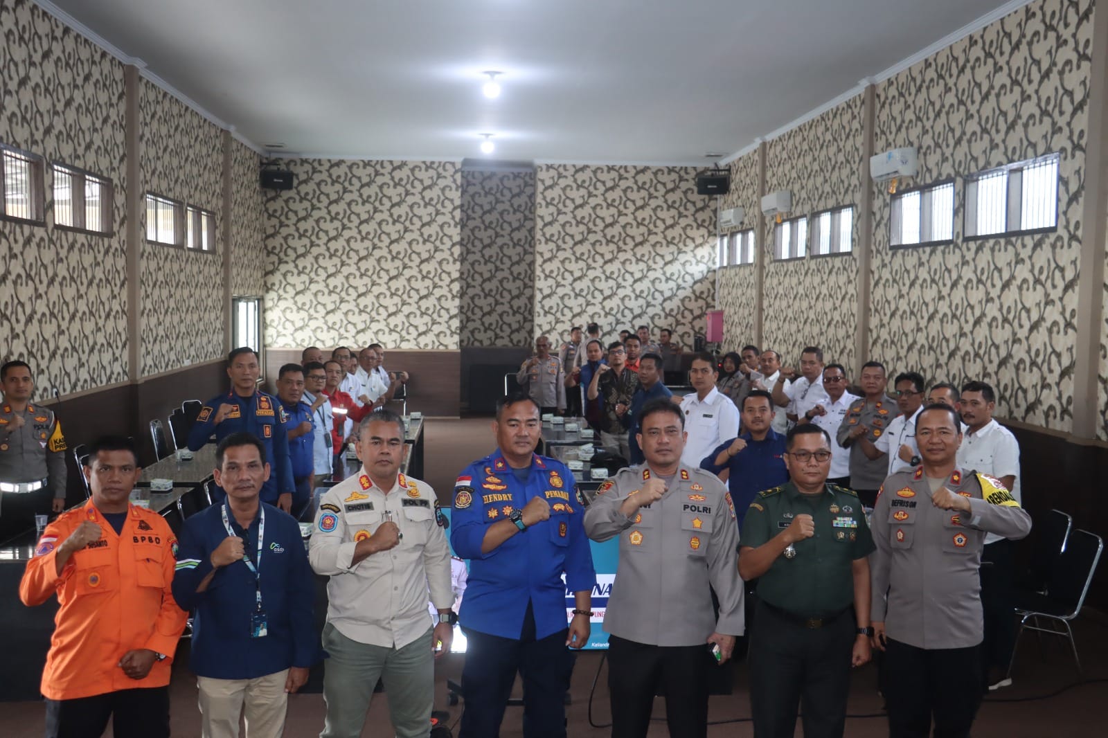 Cegah Karhutla Sejak Dini Polres Lamsel Gandeng  Lintas Intansi Kordinasi Antisipasi Bencana
