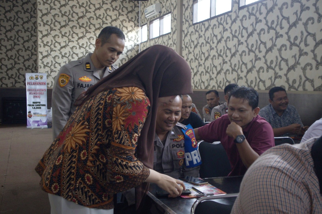 Polres Lampung Selatan Gelar Tes Psikologi Senpi Untuk Personil