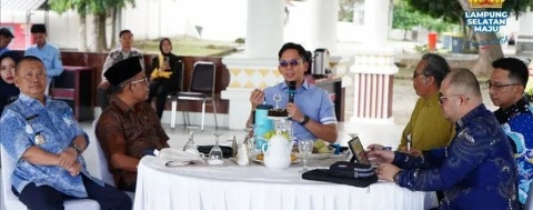 Anggota DPRD Lamsel , Dwi Riyanto Dorong Kegiatan Srawung Seni Sawah
