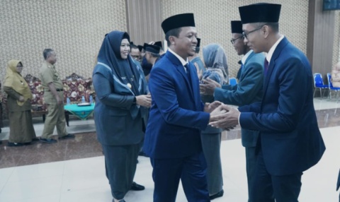 Bupati Pringsewu Lantik 10 Pejabat Pimpinan Tinggi Pratama