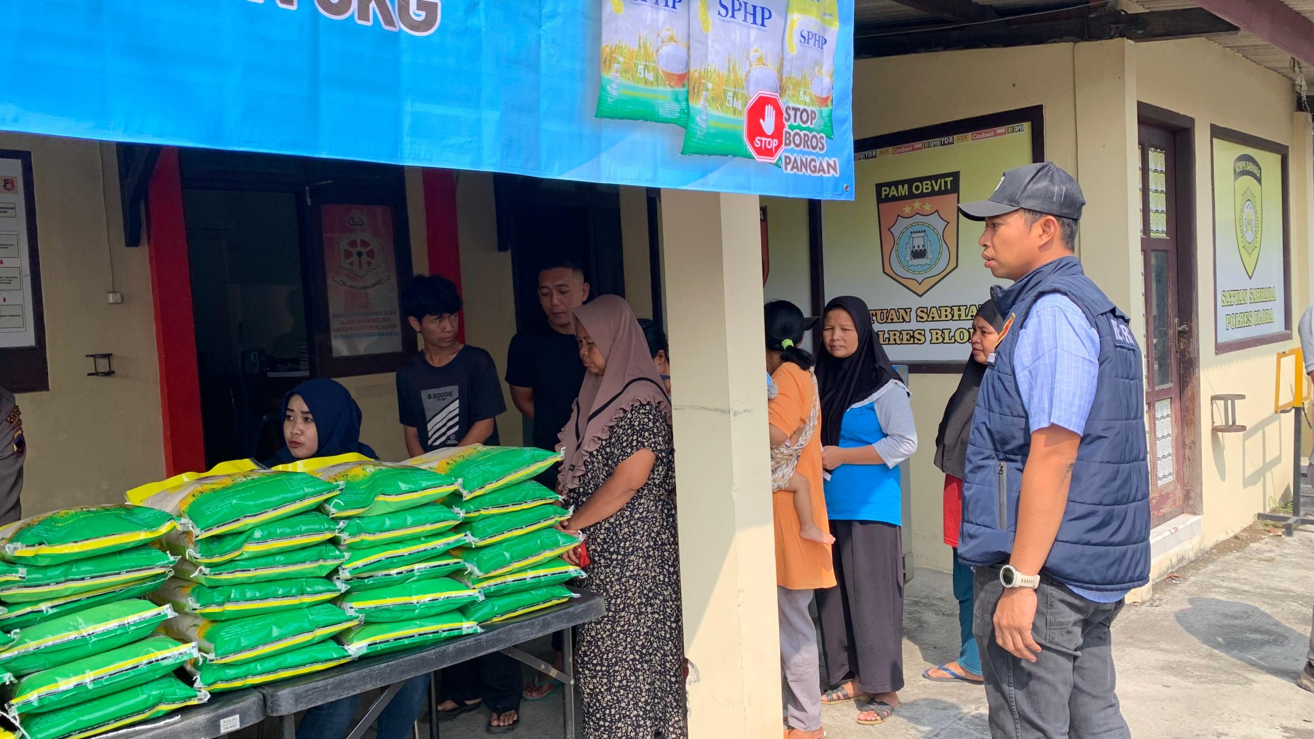 Polres Blora Gelar Gerakan Pangan Murah, Sediakan 2 Ton Beras SPHP dengan Harga di Bawah HET