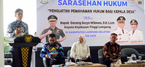 Pemkab Lamsel,Wujudkan Tata Kelola Desa yang Akuntabel Melalui Pembekalan Hukum