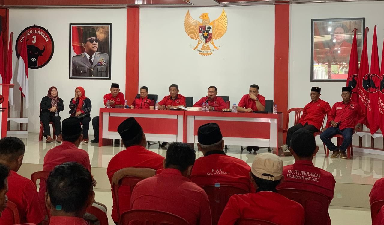 Nanang Ermanto Ketua DPC PDIP Lampung Selatan Prakarsai Rumah Aspirasi Di 17 PAC Di Kabupaten Lampung Selatan