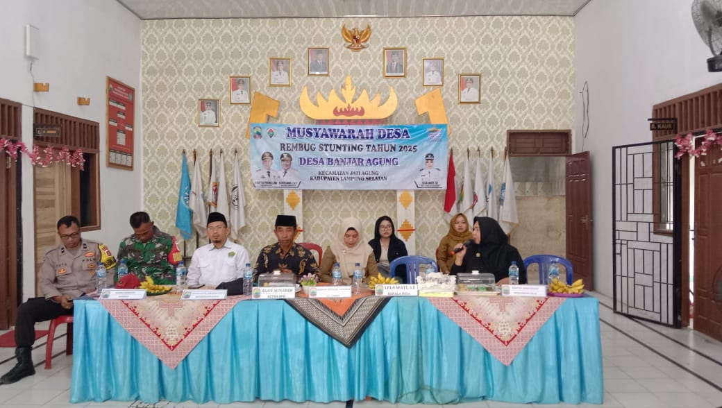 Pemerintah Desa Banjar Agung Gelar Rembug Stunting TA-2025