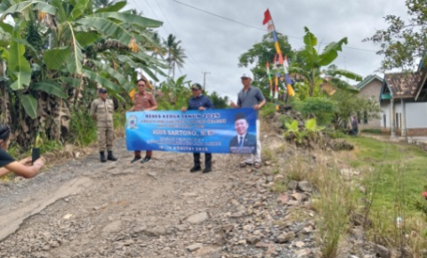 Anggota DPRD Agus Sartono, Pastikan Perbaikan Ruas Jalan Sukabanjar-Suak-Banjarsuri Segera Direalisasi