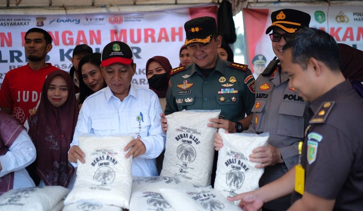 Dandim 0906/Kkr Sebut Gerakan Pangan Murah Berperan dalam Mengendalikan Inflasi