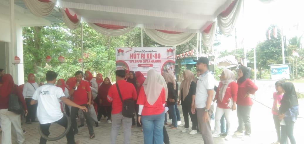 Semarak HUT RI Ke 80, UPK DAPM Cipta Mandiri Jati Agung Gelar Berbagai Jenis Perlombaan