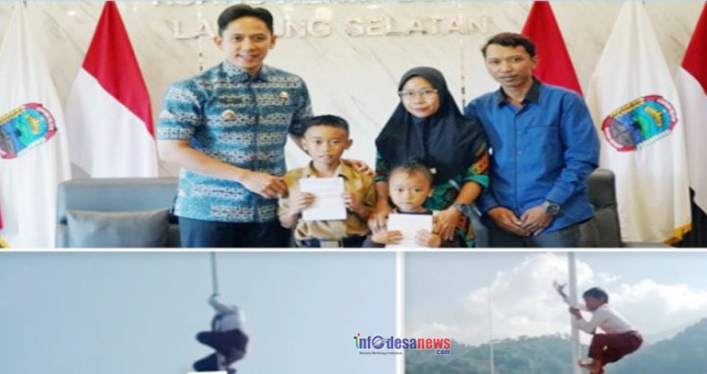 Bocah Penyelamat Bendera di Upacara HUT ke-80 RI Terima Beasiswa