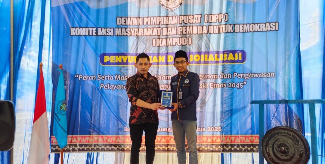 DPP Kampud Gelar Penyuluhan, Kasdatun Bambang Irawan Dan Kepala Ombudsman Lampung Nur Ralhman Yusuf Jadi Narasumber