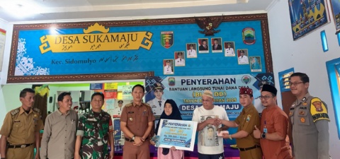 Pemdes Sukamaju Salurkan BLT DD Tahun Anggaran 2025