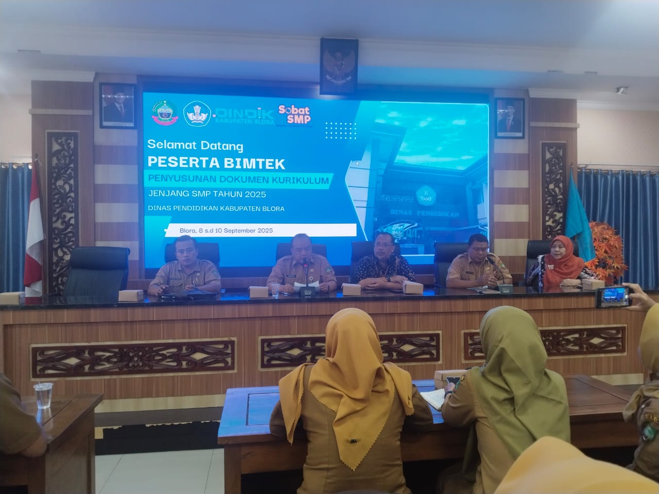 Disdik Blora Gelar Bimtek Penyusunan Kurikulum SMP