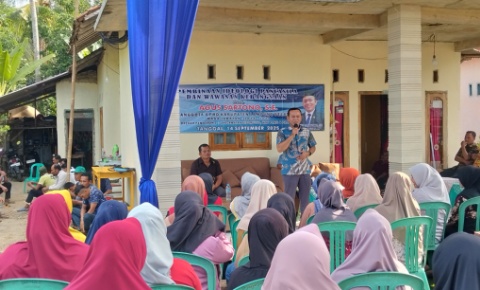 Sosialisasi IPWK,  Agus Sartono, Sampaikan Kabar Gembira Jalan Poros Sukabanjar – Banjarsuri–Suak Masuk Agenda Pembangunan