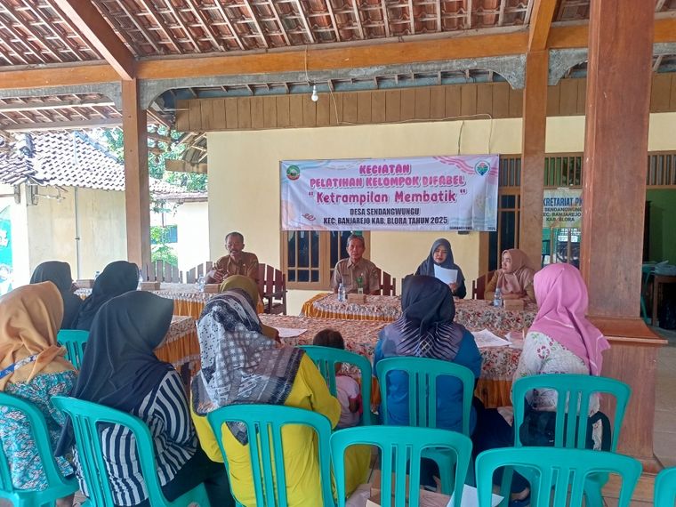 Pemdes Sendangwungu Gelar Pelatihan Membatik untuk Dongkrak Ekonomi dan Wujudkan Inklusi