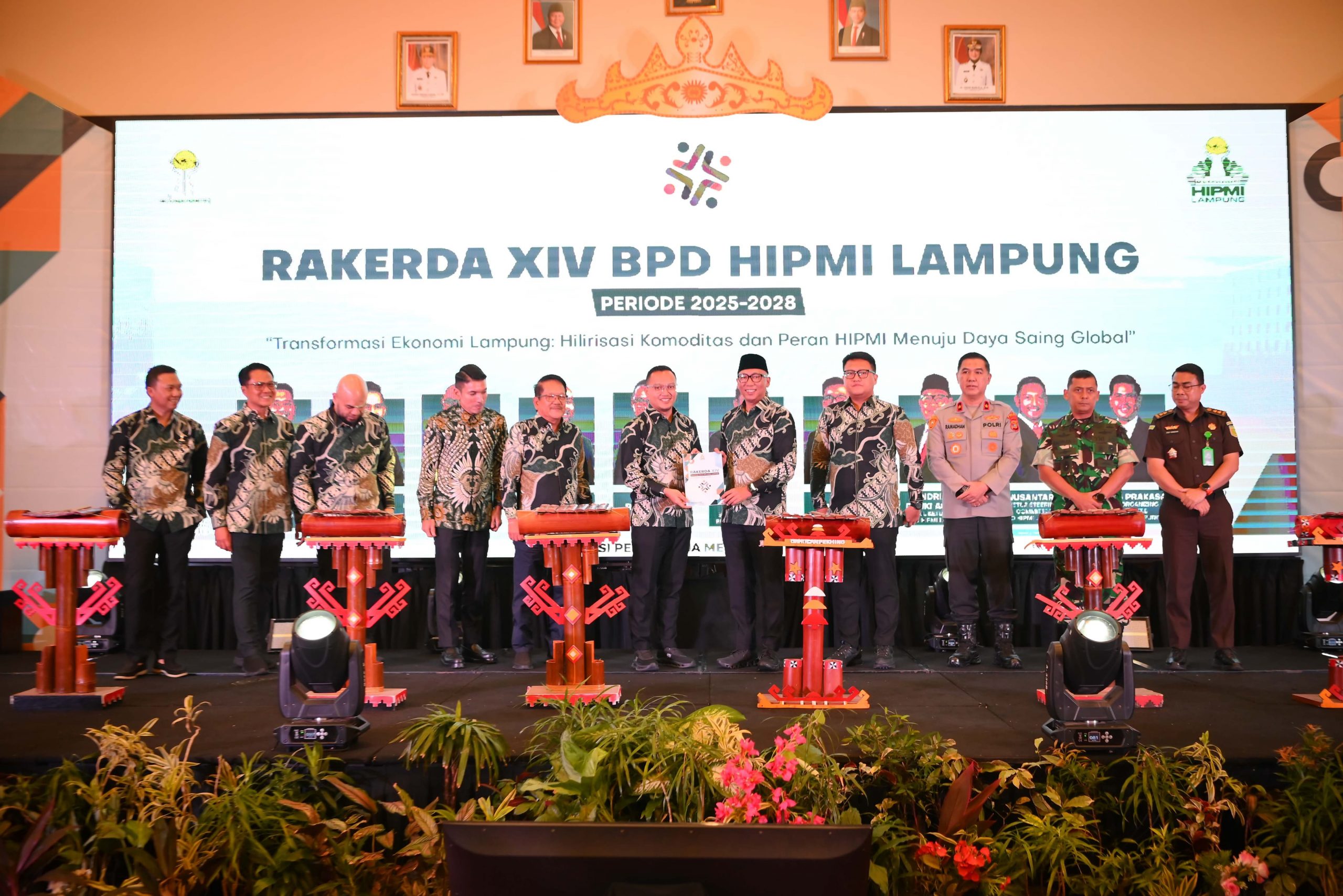 Diklat Dan Rakerda HIPMI Lampung, Pengusaha Muda Harus Jadi Ujung Tombak Hilirisasi Komoditas Lokal