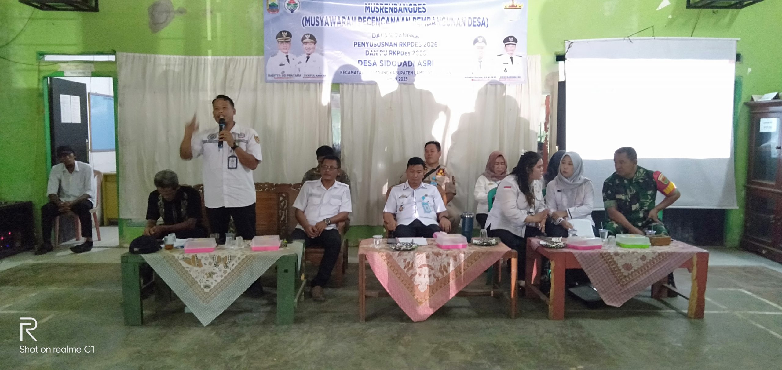 Pemerintah Desa Sidodadi Asri Dalam Musrenbangdes Fokus Di Pembangunan Dan Peningkatan UMKM