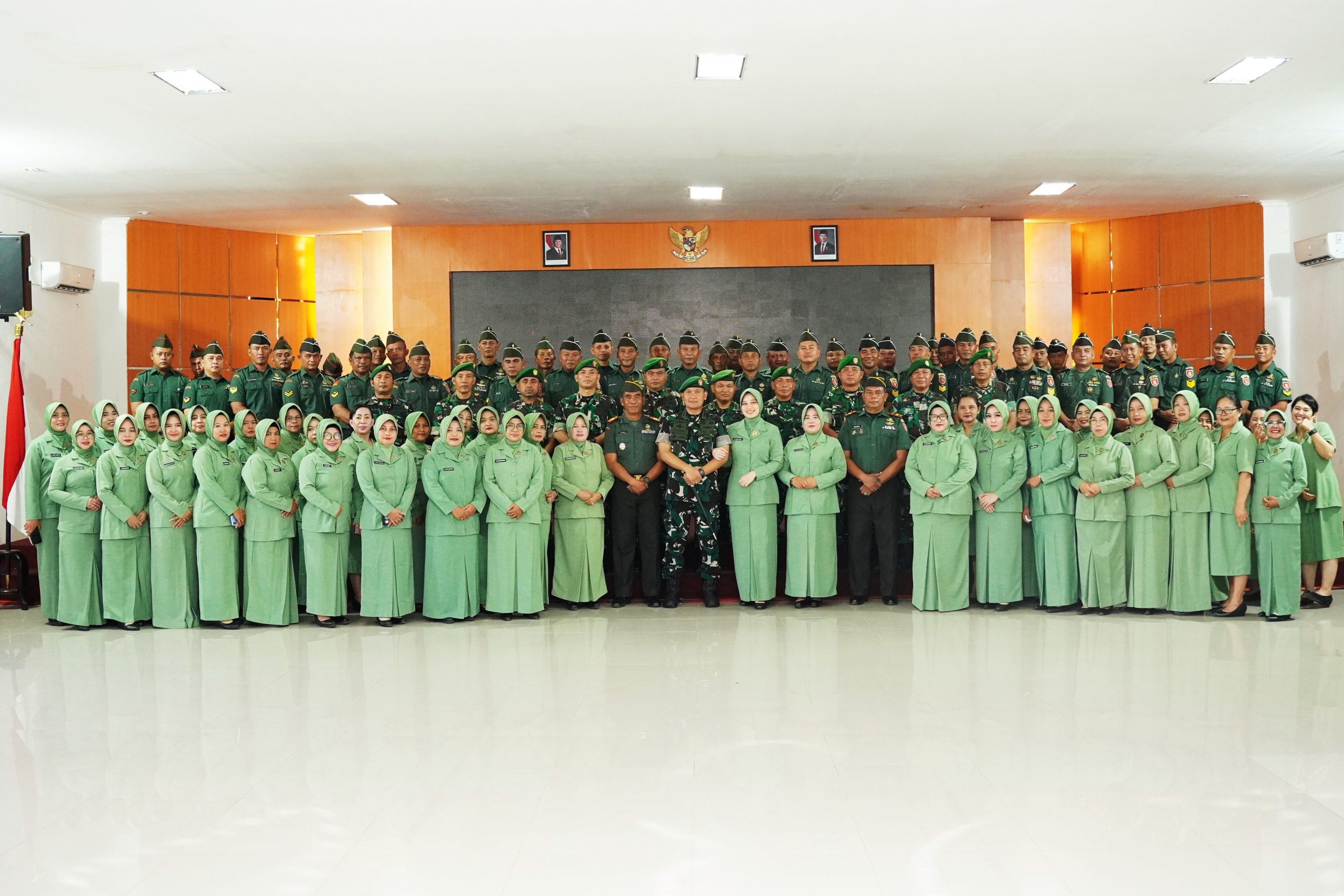 Sebanyak 51 Personel Kodim 0906/Kkr Laksanakan Korps Raport Kenaikan Pangkat